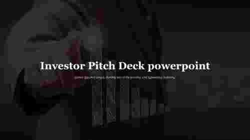 investor pitch deck powerpoint